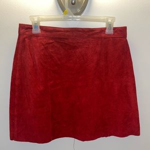Red Mini Skirt